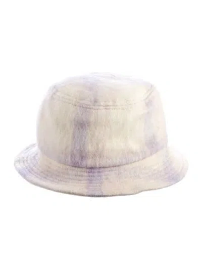 Pre-owned Anine Bing Bucket Hat In Neutral