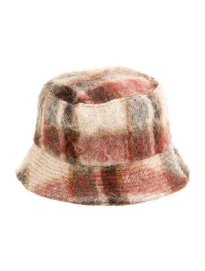 Pre-owned Anine Bing Bucket Hat In Neutrals