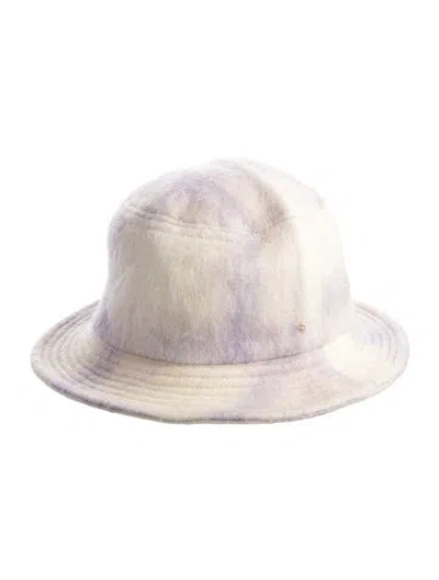 Pre-owned Anine Bing Bucket Hat In Purple