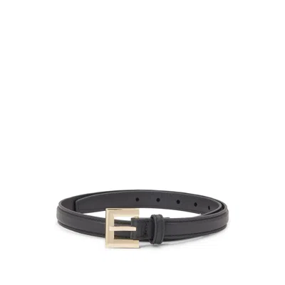 Anine Bing Buckle Leather Belt In Pink