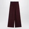 Anine Bing Burgundy Lou Palazzo Trousers