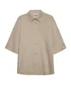 Anine Bing Button-down Shirt In Nude