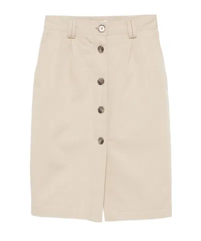 ANINE BING BUTTON-DOWN SKIRT