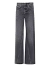 Anine Bing Button-fastening Jeans In Black