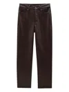 Anine Bing Button Fly Trousers In Brown