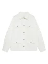 Anine Bing Button-up Oversized Jacket In White