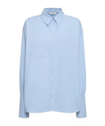Anine Bing Button-down Shirt In Blue