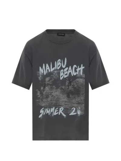 Anine Bing Cade Graphic-print T-shirt In Gray