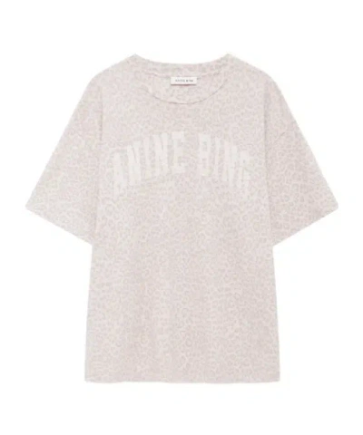 Anine Bing Cade Leopard-print T-shirt In Neutral