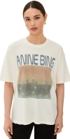 Anine Bing Cade Tee In Off White