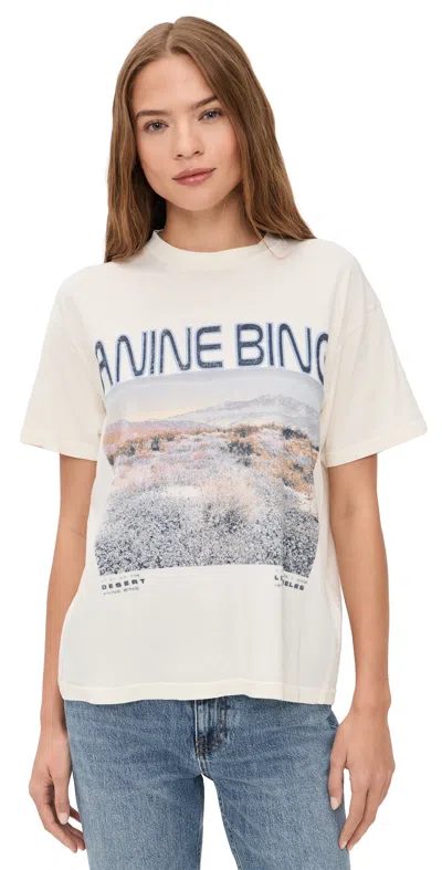 Anine Bing Cade Wildflowers Tee In White