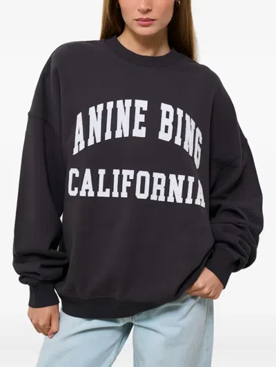 ANINE BING CALIFORNIA CREW-NECK SWEATSHIRT