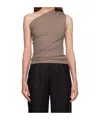 Anine Bing Camila Shoulder Vest In Black