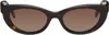 Anine Bing Brown Canned Sunglasses In Brown