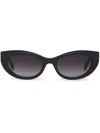 Anine Bing Cannes Sunglasses In Black In Black