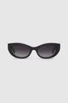 Anine Bing Cannes Sunglasses In Black In Black