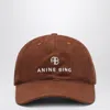Anine Bing Embroidered Jeremy Baseball Cap In Brown