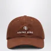 Anine Bing Embroidered Jeremy Baseball Cap In Brown
