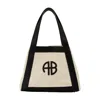 ANINE BING ANINE BING CARA TOTE BAG - COTTON - NEUTRAL