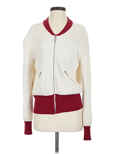 Pre-owned Anine Bing Cardigan Sweater In White