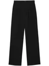 Anine Bing Carrie Pant Wool Mix Black In Black