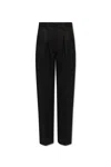 Anine Bing Carrie Wool Trousers In Black