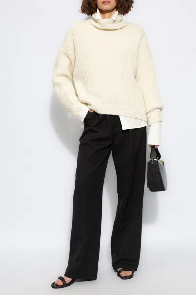Anine Bing ‘carrie' Wool Trousers In Black