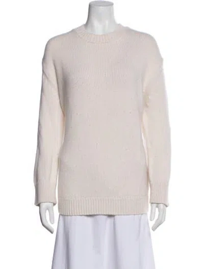 Pre-owned Anine Bing Cashmere Crew Neck Sweater In Gray