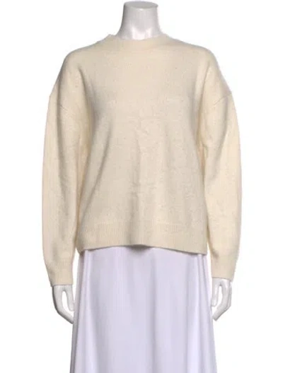 Pre-owned Anine Bing Cashmere Crew Neck Sweater In Neutrals
