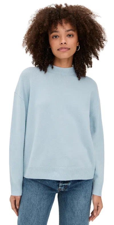 Anine Bing Cashmere Lee Crew Sweater Pale Blue