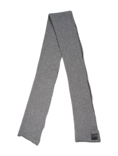 Pre-owned Anine Bing Cashmere Scarf In Gray