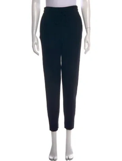 Pre-owned Anine Bing Cashmere Straight Leg Pants In Blue