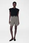 Anine Bing Caspen Boxy Tee In Black