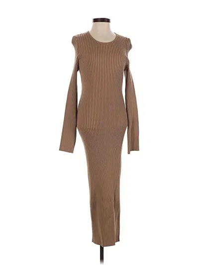 Pre-owned Anine Bing Casual Dress In Brown