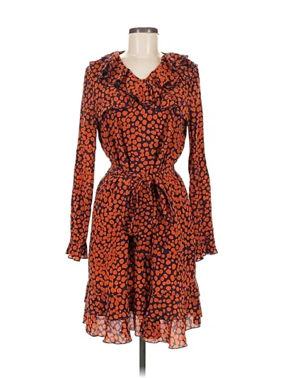 Pre-owned Anine Bing Casual Dress In Orange