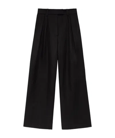 Anine Bing Casual Pants With Belt Loops In Black