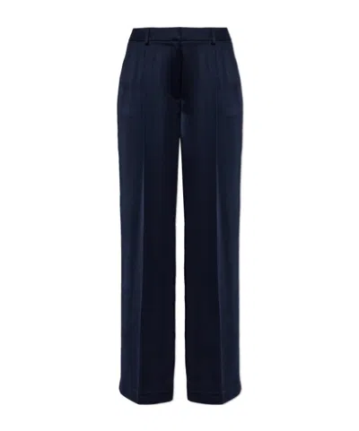 Anine Bing Casual Pants With Belt Loops In Blue
