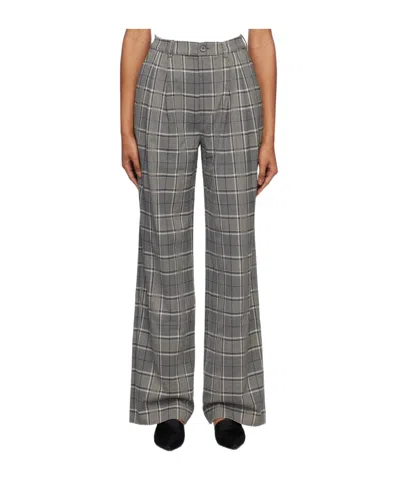 Anine Bing Casual Pants With Belt Loops In Gray