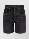 Anine Bing Casual Shorts With Pockets And Loops In Black