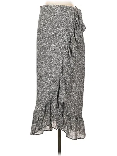 Pre-owned Anine Bing Casual Skirt In Gray