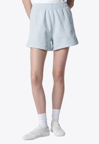 Anine Bing Casual Track Short In Blue