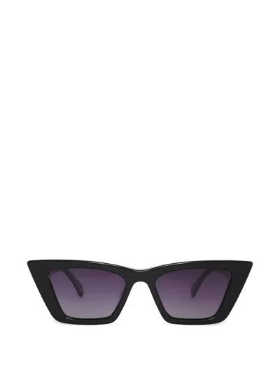 Anine Bing Cat-eye Lille Sunglasses In Black