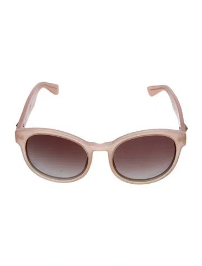 Pre-owned Anine Bing Cat-eye Gradient Sunglasses In Neutral