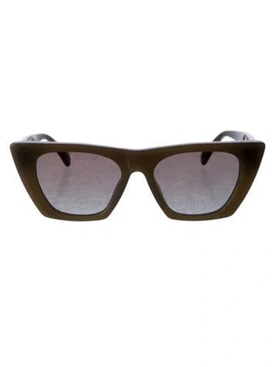 Pre-owned Anine Bing Cat-eye Tinted Sunglasses In Brown