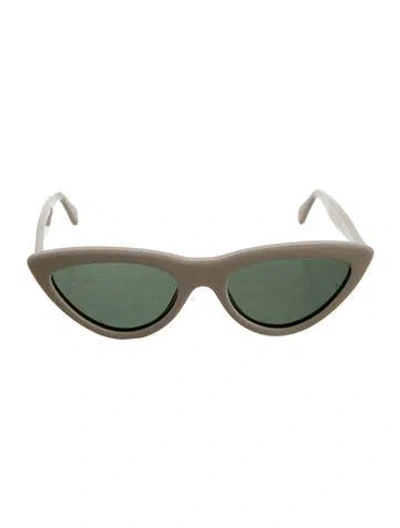 Pre-owned Anine Bing Cat-eye Tinted Sunglasses In Gray