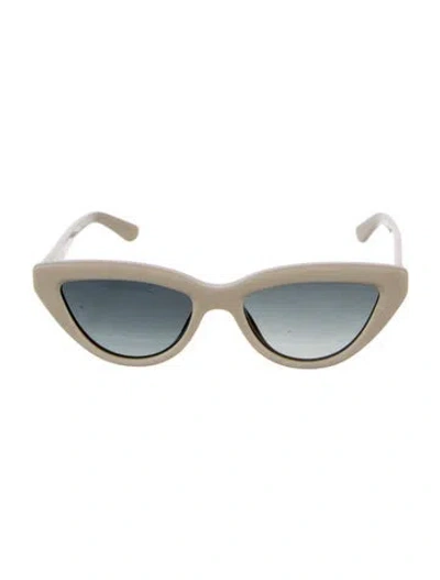 Pre-owned Anine Bing Cat-eye Tinted Sunglasses In Neutral