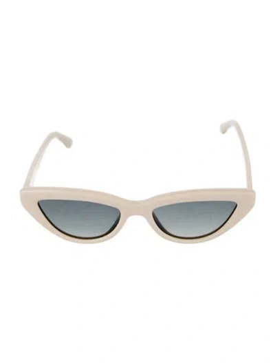 Pre-owned Anine Bing Cat-eye Tinted Sunglasses In Neutral