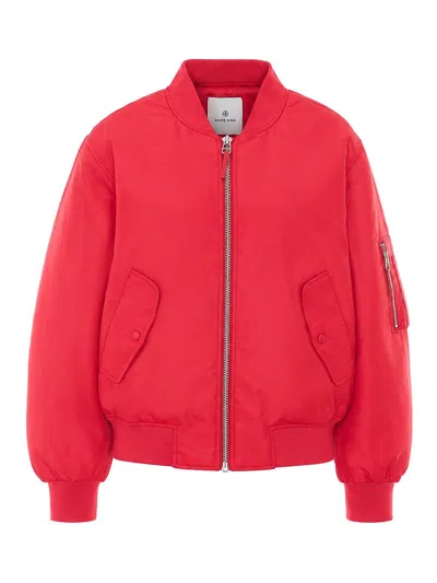 Anine Bing Chaqueta Bomber - Rojo