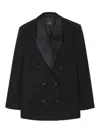Anine Bing Ross Blazer In Black