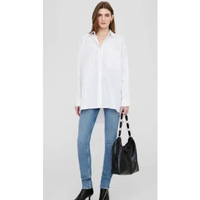 Anine Bing Chrissy Shirt In White
